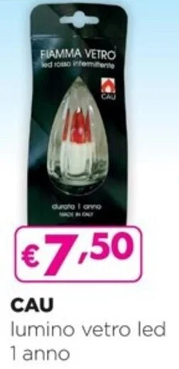 CAU lumino vetro led anno 1