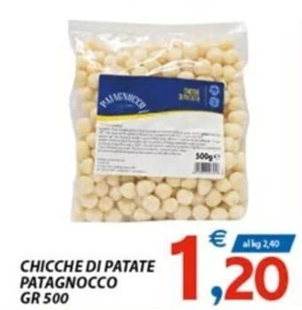 CHICCHE DI PATATE PATAGNOCCO GR 500