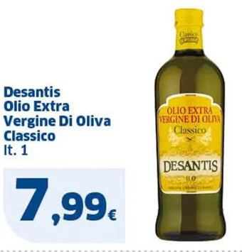 Ok Sigma Desantis Olio Extra Vergine Di Oliva Classico It. 1 offerta