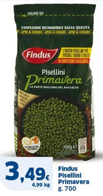 Ok Sigma Findus Pisellini Primavera g. 700 offerta