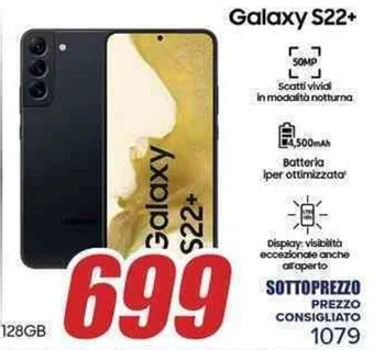 Trony Samsung Galaxy S22+ offerta