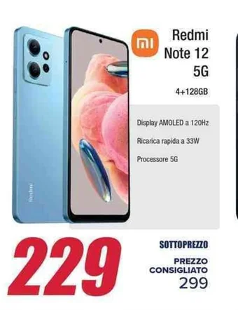 Trony Redmi Note 12 5G offerta