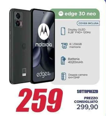 Trony motorola edge 30 neo offerta