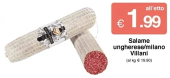 Salame ungherese/milano Villani