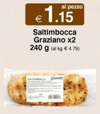 Saltimbocca Graziano x2 240 g