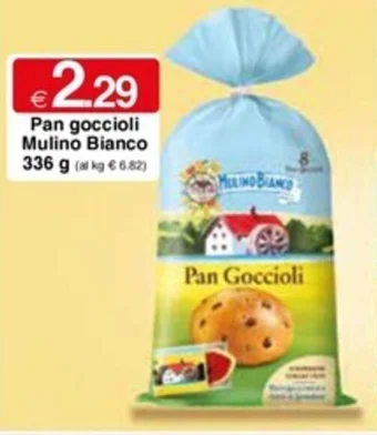 Pan goccioli Mulino Bianco 336 g