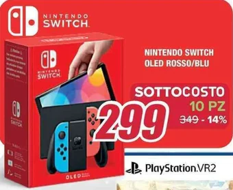 NINTENDO SWITCH OLED ROSSO/BLU