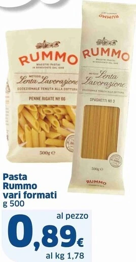 Sigma Rummo pasta offerta