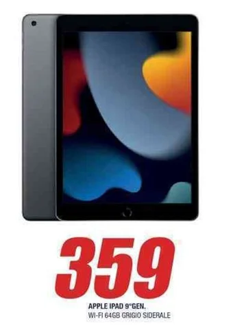 Trony APPLE IPAD 9°GEN. offerta