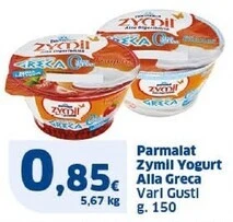 Sigma Parmalat zymil yogurt alla greca offerta