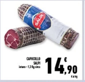 Conad Superstore CAPOCOLLO SALPI istoro - 1,3 kg circa offerta