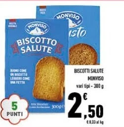 Conad City Monviso biscotto salute offerta