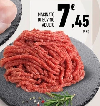 Conad City Macinato di bovino adulto offerta