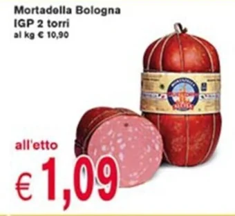èccoMI Mortadella Bologna IGP 2 torri offerta