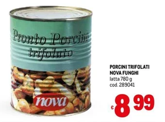 PORCINI TRIFOLATI NOVA FUNGHI latta 780 g