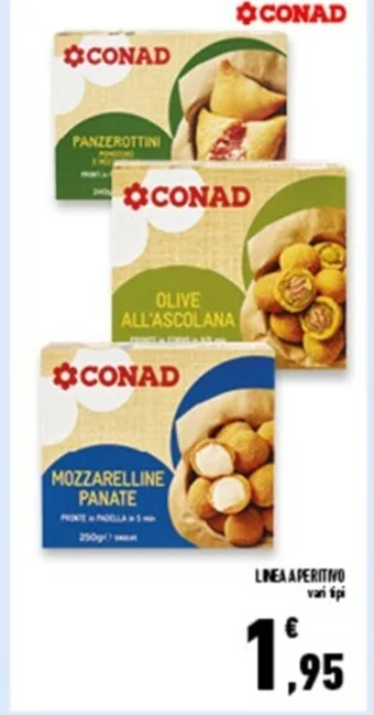 Conad Superstore LINEA APERITIVO vari tipi offerta