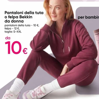 Pantaloni della tuta o felpa Bekkin da donna pantaloni della tuta - 10 €, felpa - 12 €, taglie: S-XXL