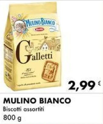 Iper Tosano MULINO BIANCO Biscotti assortiti 800 g offerta