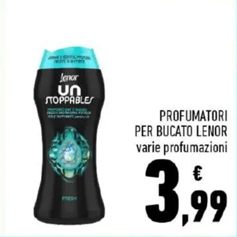 Conad PROFUMATORI PER BUCATO LENOR varie profumazioni offerta