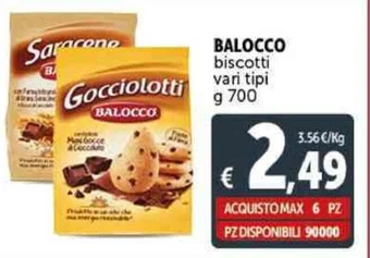 BALOCCO biscotti vari tipi g 700