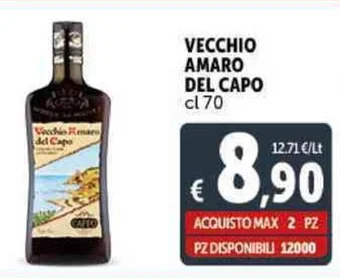 Deco Supermercati VECCHIO AMARO DEL CAPO cl 70 offerta