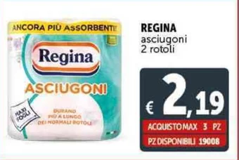 REGINA asciugoni 2 rotoli