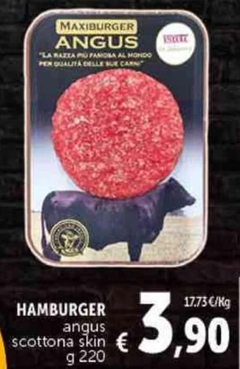 Deco Supermercati HAMBURGER angus scottona skin g 220 offerta