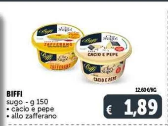 Deco Supermercati BIFFI sugo -g 150 cacio e pepe allo zafferano offerta