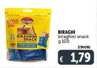 Deco Supermercati BIRAGHI biraghini snack g 100 offerta