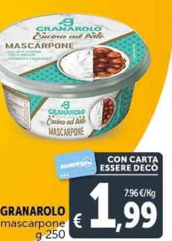 Deco Supermercati GRANAROLO mascarpone g 250 offerta