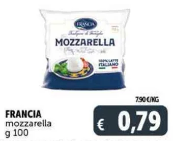 Deco Supermercati FRANCIA mozzarella g 100 offerta