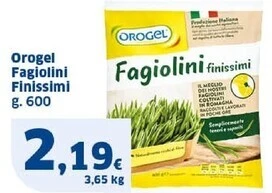 Sigma Orogel fagiolini finissimi offerta
