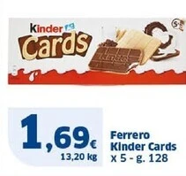 Sigma Ferrero kinder cards offerta