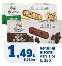 Sigma Gentilini biscotti offerta