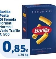 Sigma Barilla pasta di semola offerta