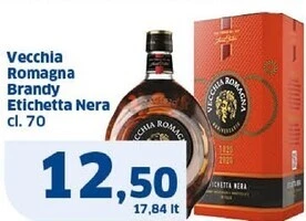 Sigma Vecchia romagna brandy etichetta nera offerta