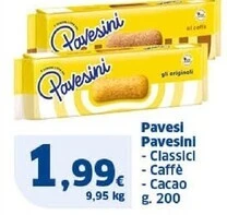 Sigma Pavesi pavesini offerta