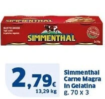 Sigma Simmenthal carne magra in gelatina offerta
