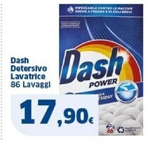 Sigma Dash detersivo lavatrice offerta