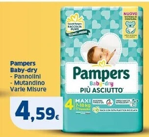 Sigma Pampers baby-dry offerta