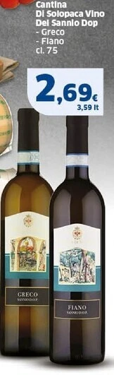 Sigma Cantina di solopaca vino del sannio dop offerta