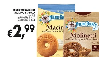 Coal Mulino bianco biscotti classici offerta