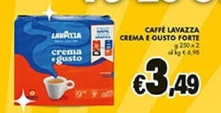 Coal Lavazza caffe crema e gusto forte offerta