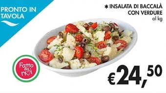 Coal Insalata di baccala con verdure offerta