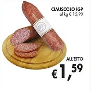 Coal Ciauscolo igp offerta