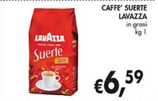 Coal Lavazza caffe’ suerte offerta