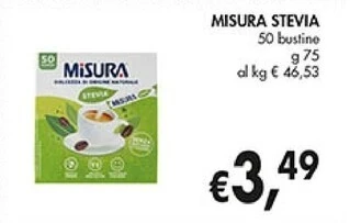 Coal Misura stevia offerta