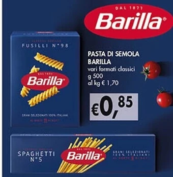 Coal Barilla pasta di semola offerta
