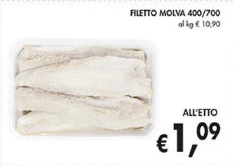 Coal Filetto molva 400/700 offerta