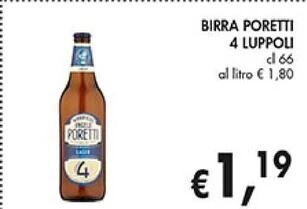 Coal Angelo poretti birra 4 luppoli offerta